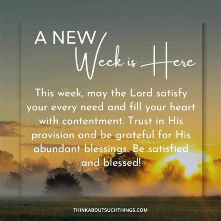 Discover Blessings For A Flourishing New Week