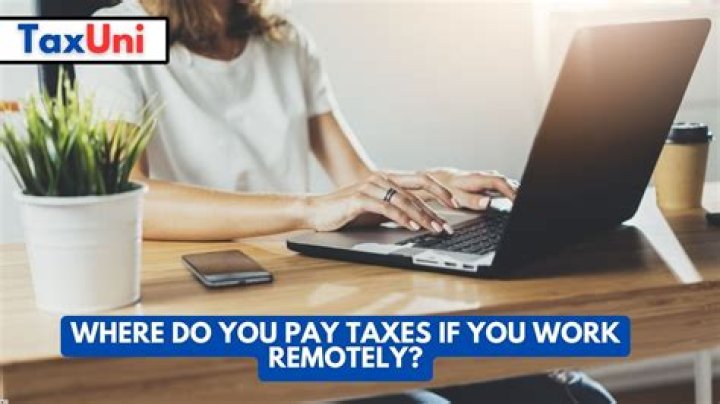 Do I have to pay California taxes if I work remotely?