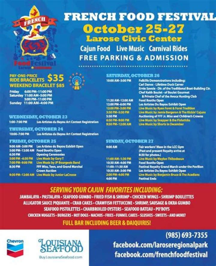 Unveiling The Culinary Delights And Cultural Charms Of French Food Festival Larose