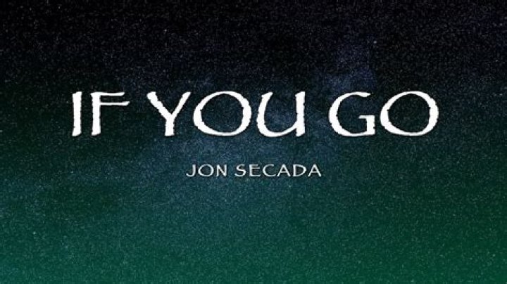 If You Go By Jon Secada