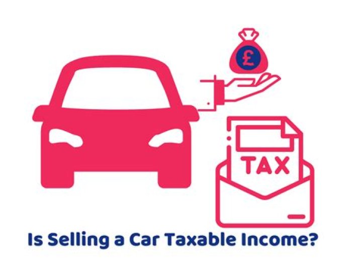 Is money from car sale taxable?