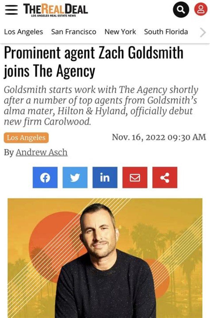 Zach Goldsmith's Agency Status: Unraveling The Enigma