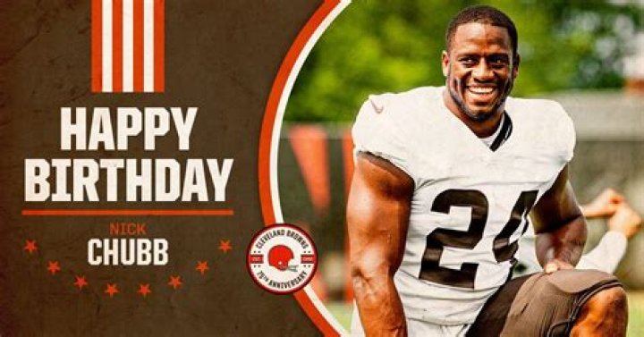 Discover The Gridiron Star: Nick Chubb's Birthday Unraveled