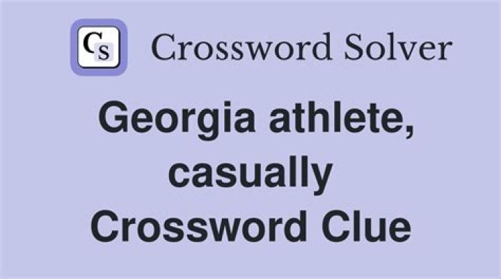 A Journey Into University Of Georgia Athlete Crossword