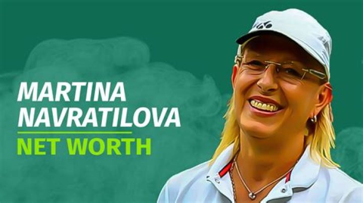 Unveiling The Untold Wealth Of Tennis Legend Martina Navratilova